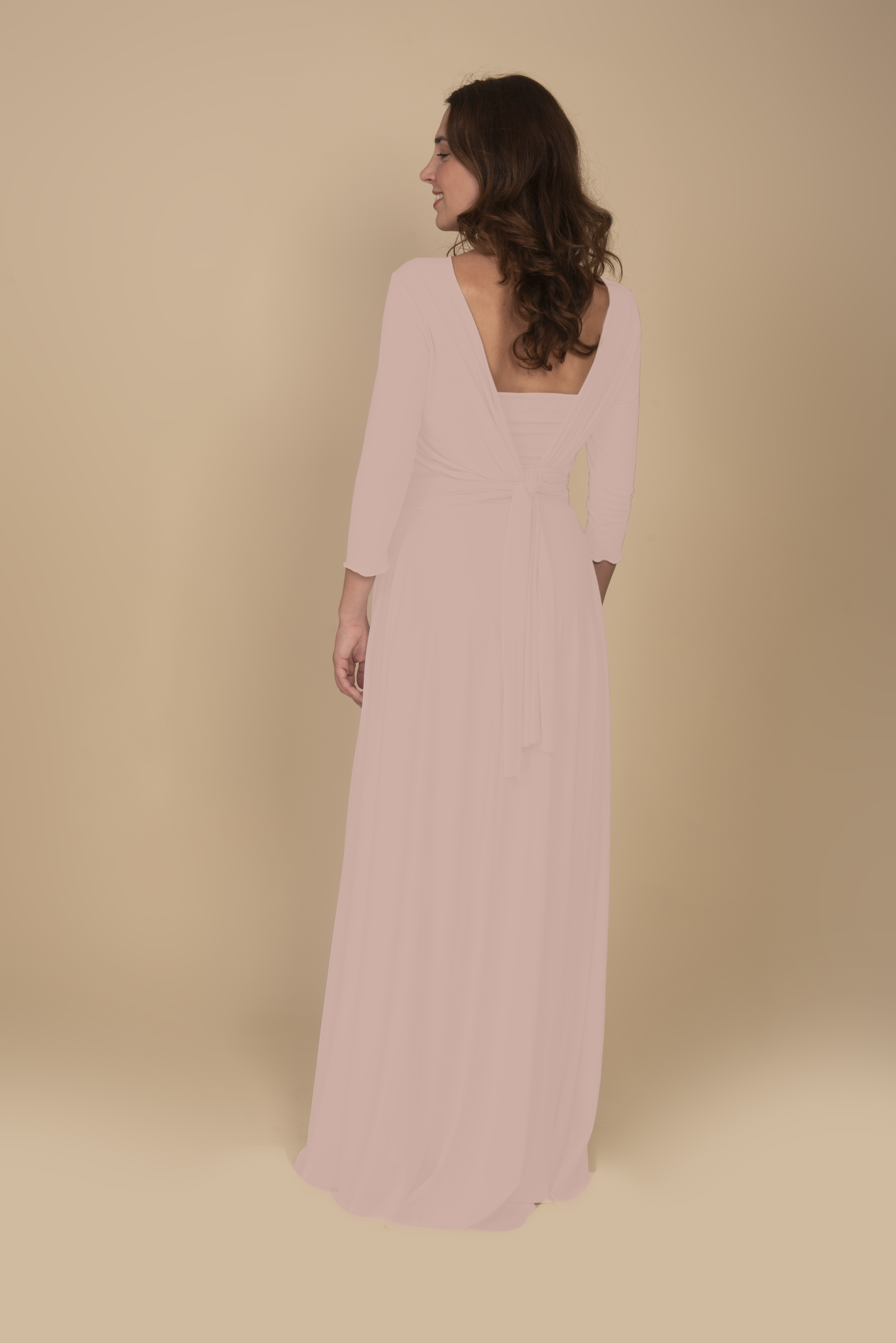 BOLERO JERSEY IN PALE PINK by Infinit Barcelona