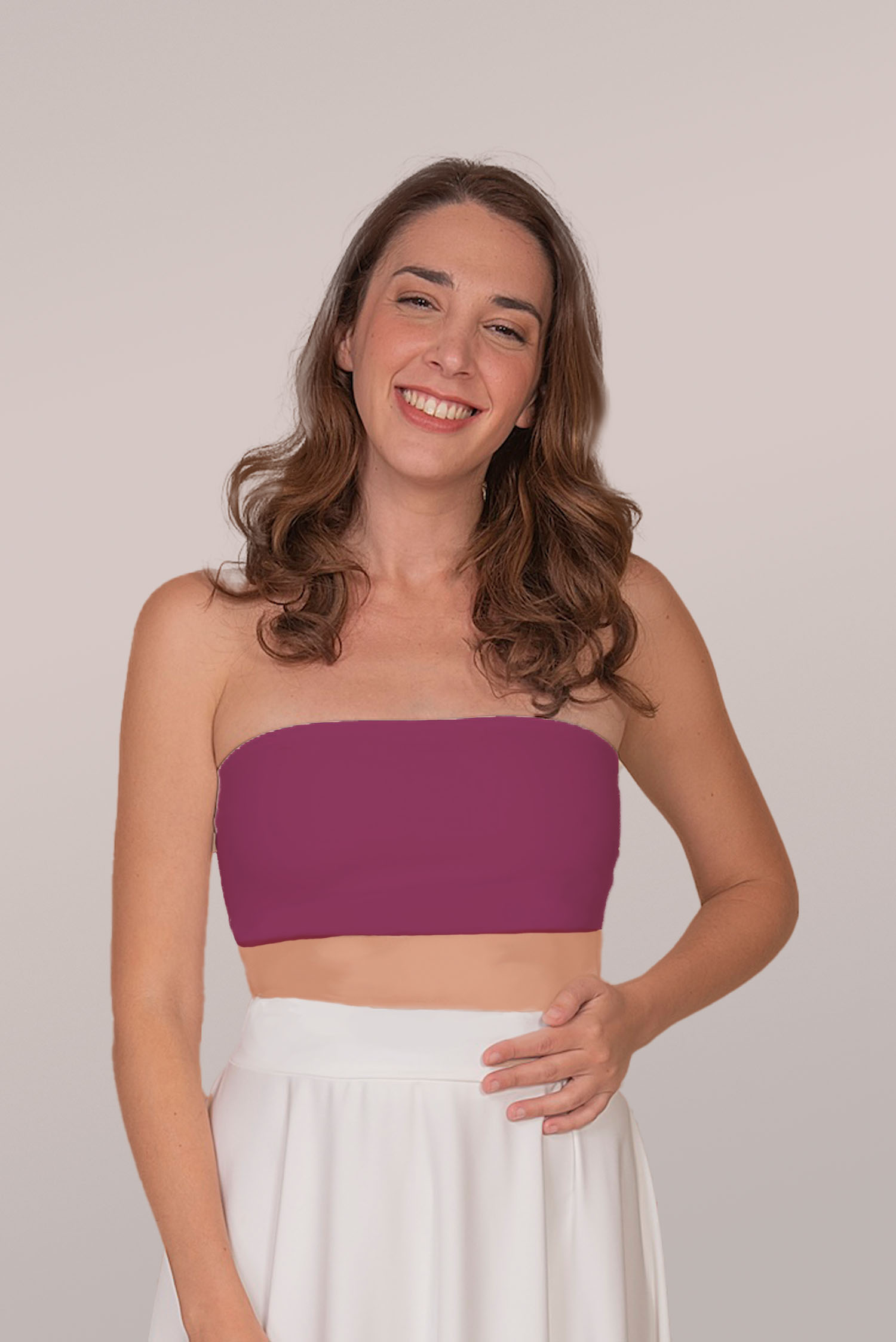 HEART BANDEAU IN BUGANVILLE, S 