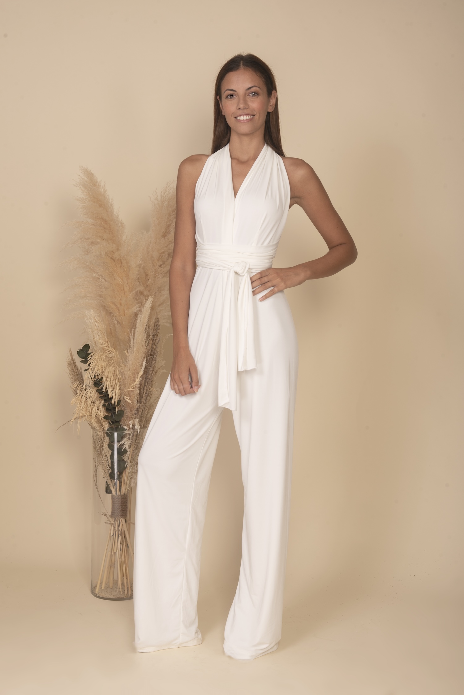 Jumpsuit Bride in Ivory by Infinit Barcelona