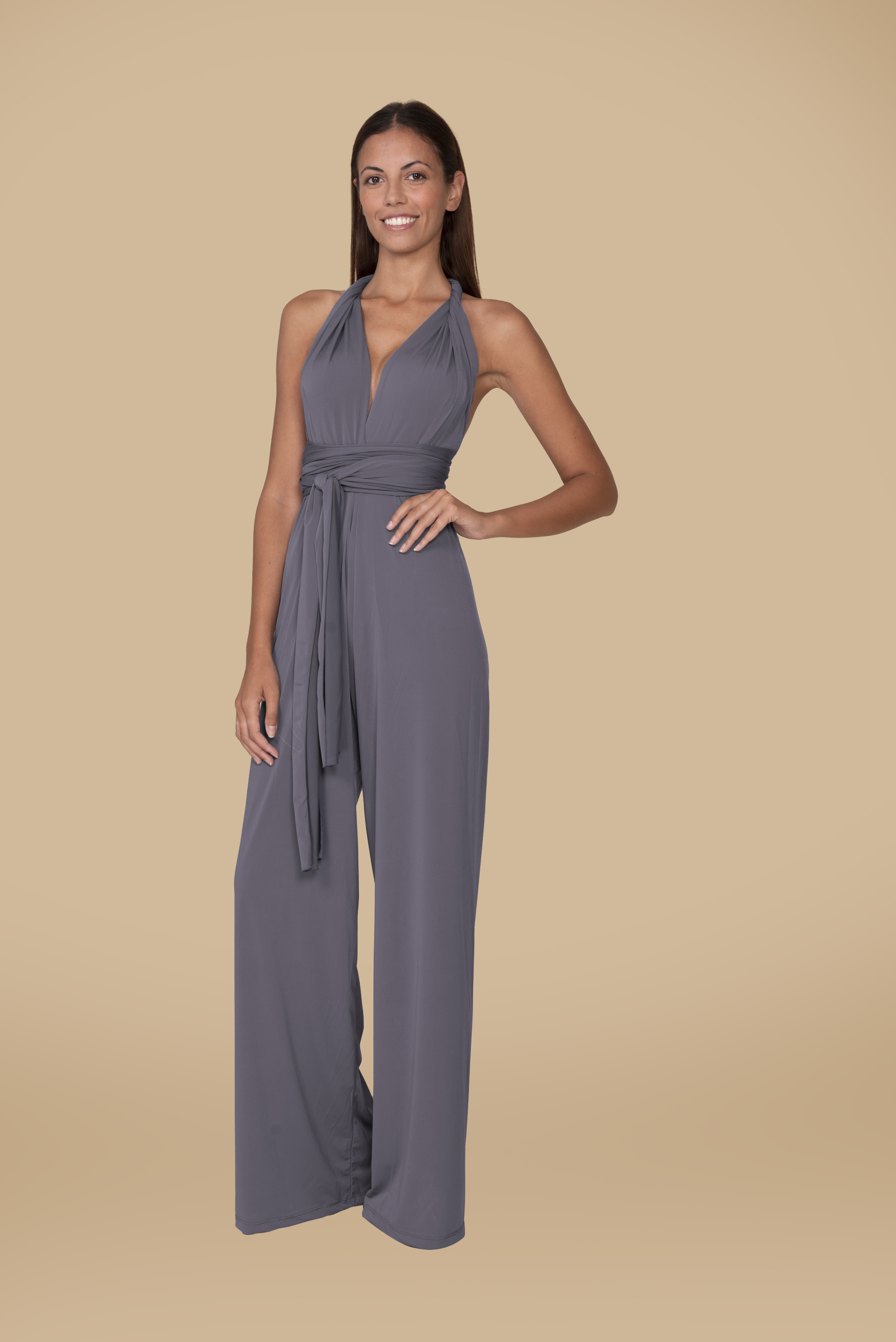 JUMPSUIT IN GREY by Infinit Barcelona