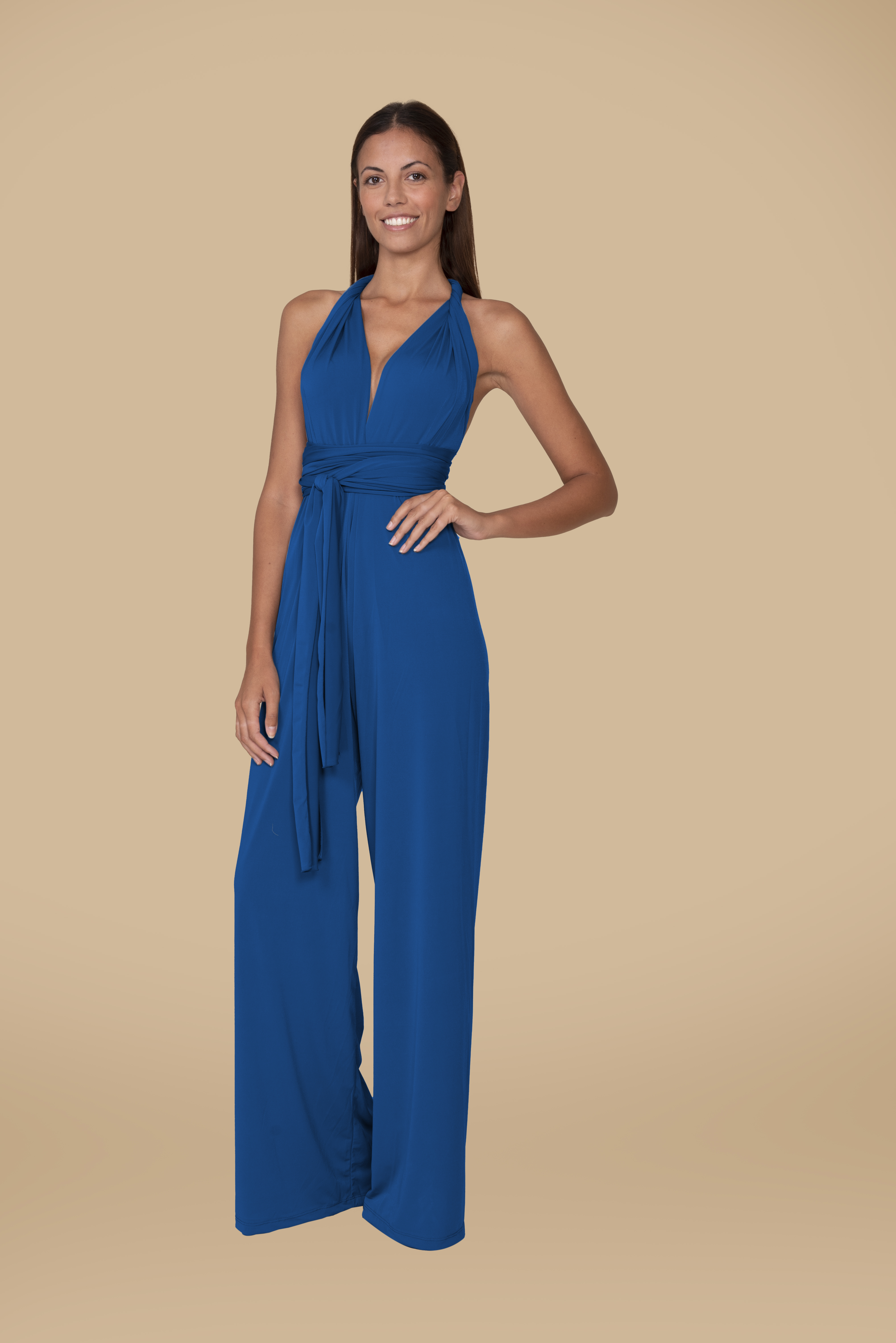 JUMPSUIT IN ELECTRIC BLUE by Infinit Barcelona