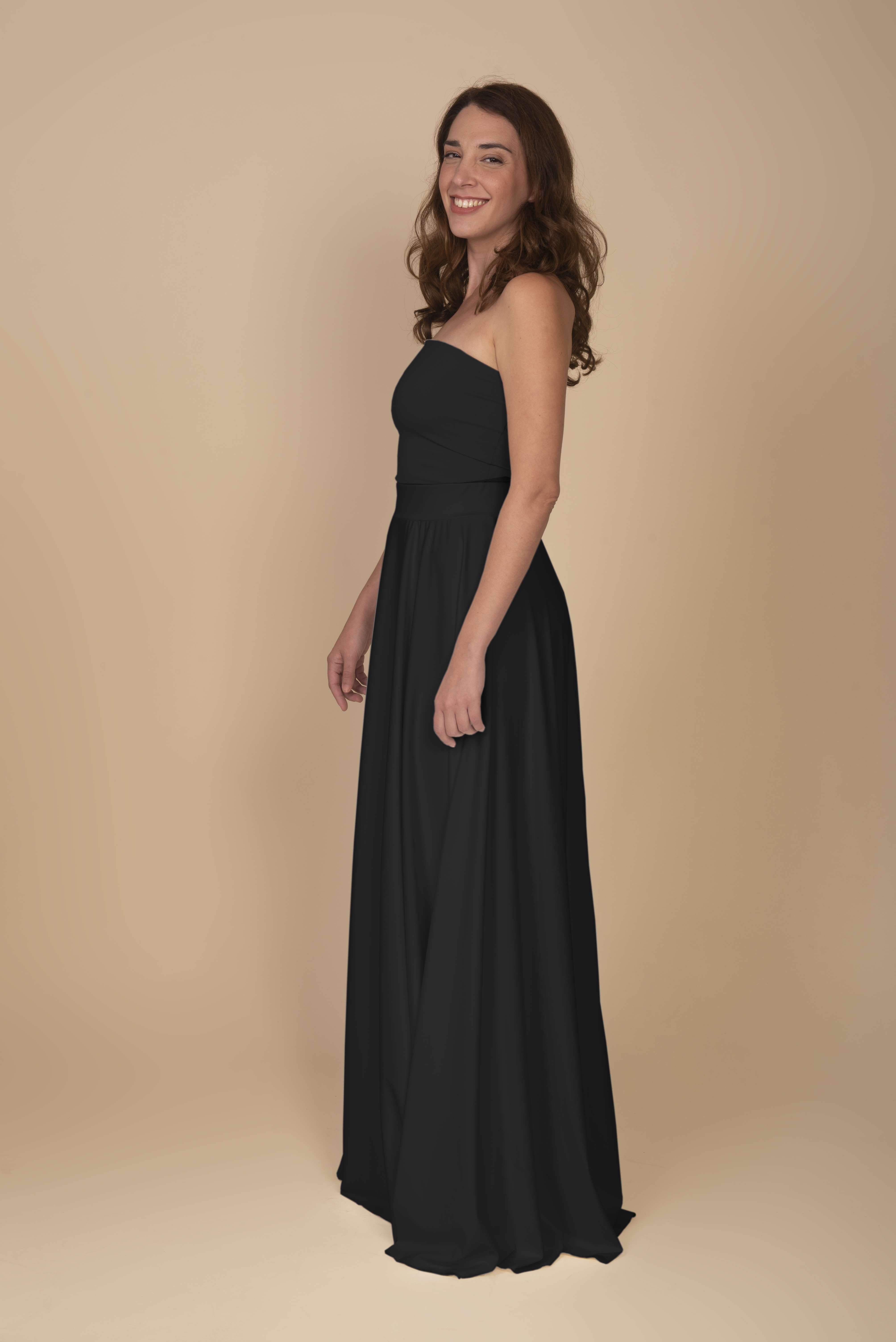 LONG SKIRT IN BLACK by Infinit Barcelona