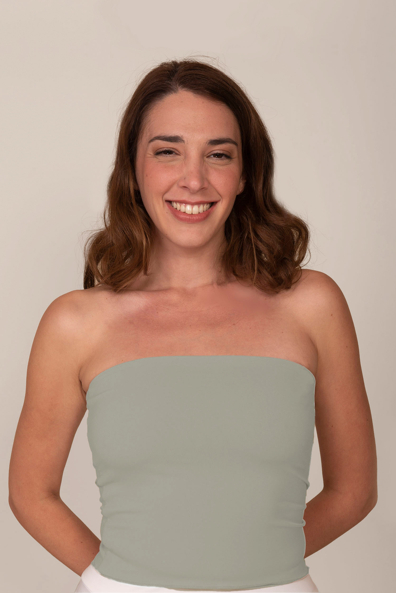 LONG TOP IN SAGE S